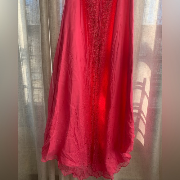 Tony Bowls Fuchsia Evening Gown - Picture 7 of 16